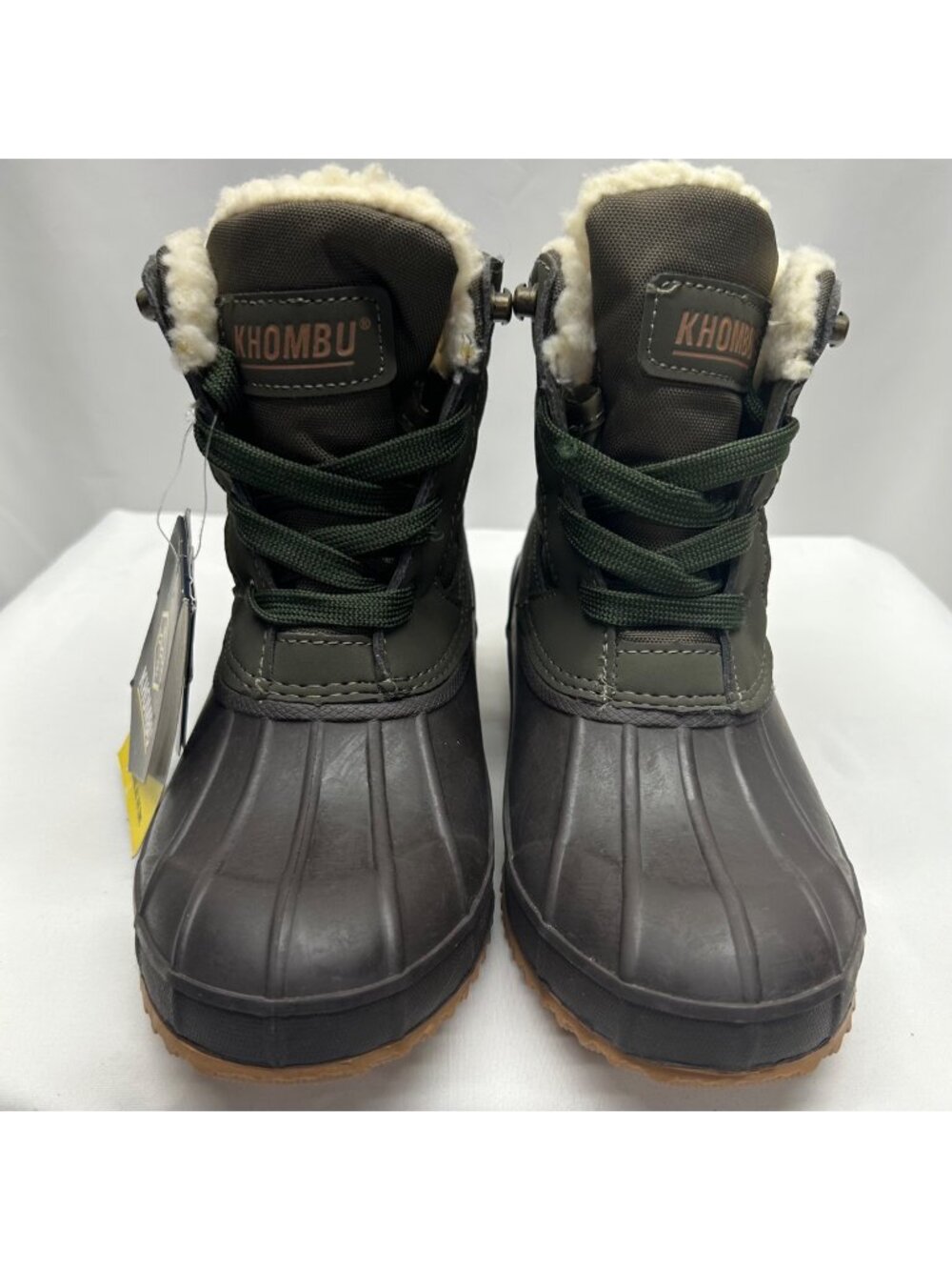 Khombu Women's Zany Insulated Winter Boots With Faux Fur Lining Waterproof Rubbe